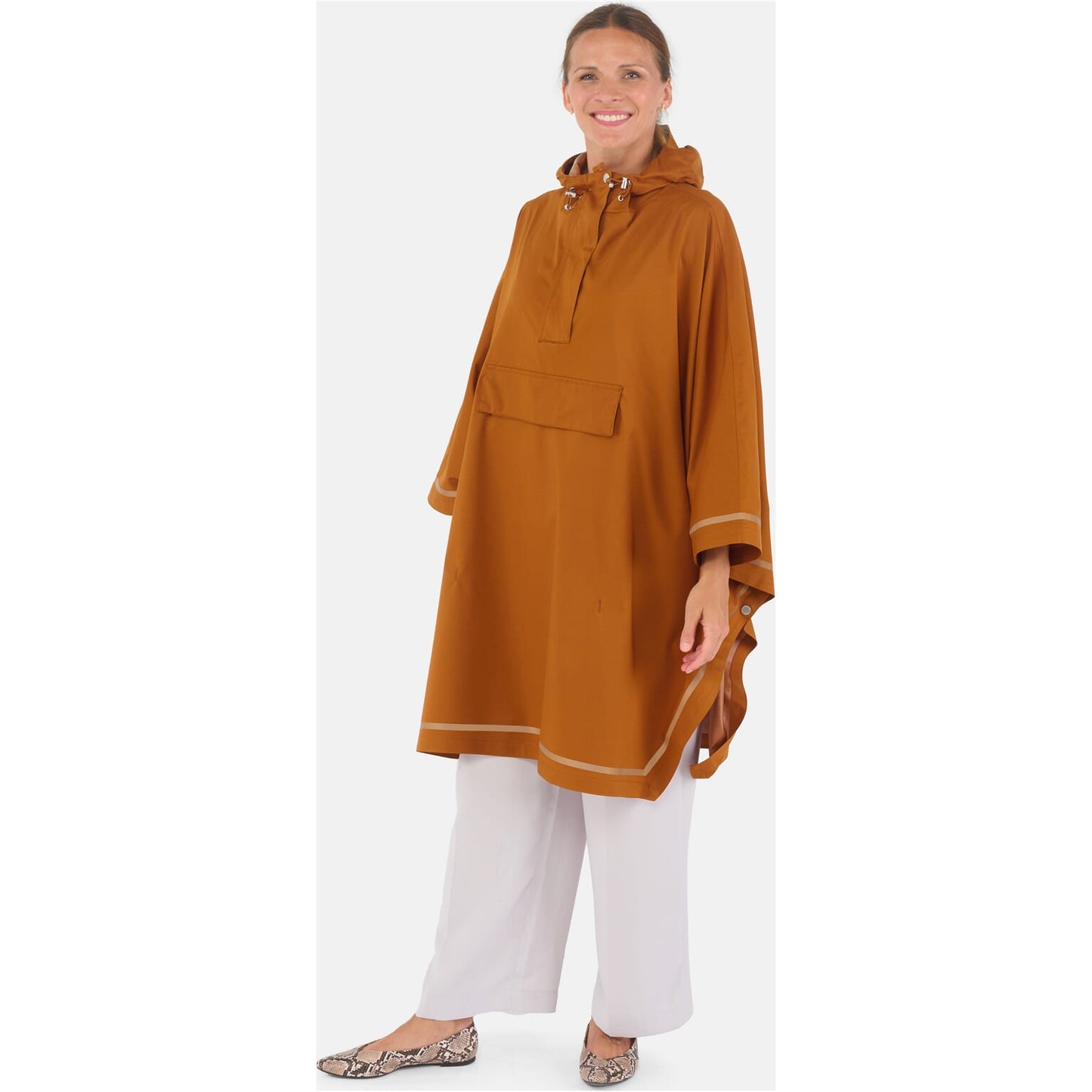 Weathergoods Svezia Poncho Imbris Copper S M