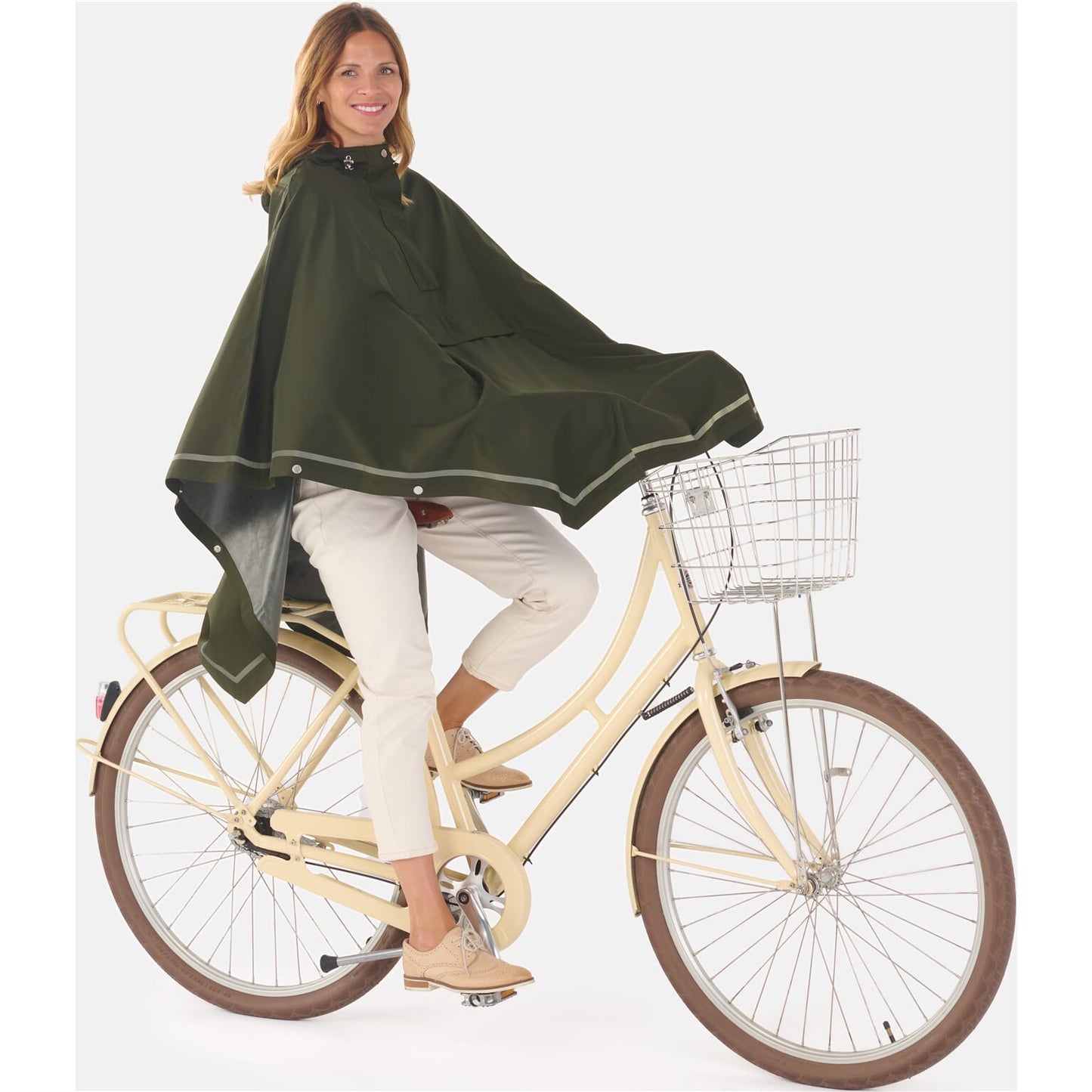 Weathergoods Svezia Poncho Imbris Green S M