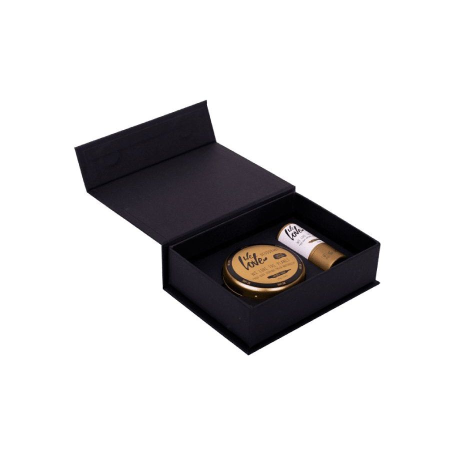 We Love The Planet Cadeauset Golden Glow Deo Golden Care Lipbalm