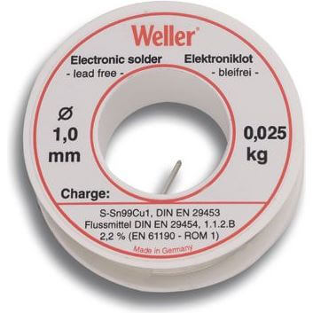 Weller Saldatura Lead -Free EL99 1mm 100gr
