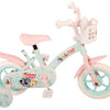 Woezel Pip Children's Bicycle - Girls - 10 pollici - Pink blu menta - Trapper