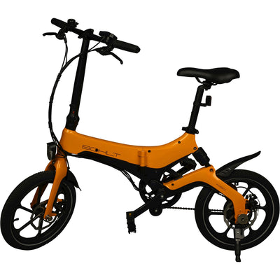 Bici pieghevole elettrica bohlt x160 arancione