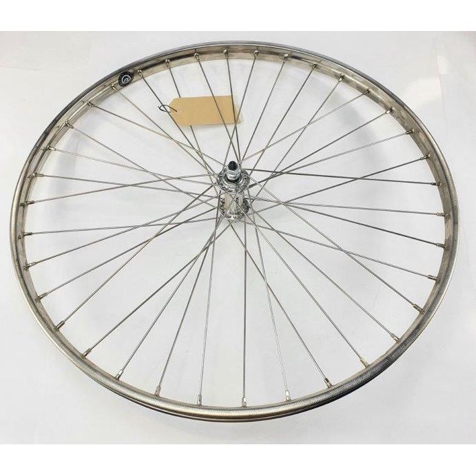Ruota anteriore 26x1 3 8 ws33 cromo
