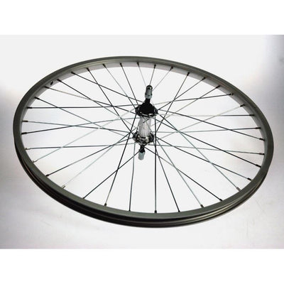 Bikefun Front Wheel 24x1.75 Alu Silver Blank