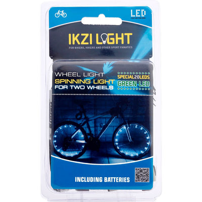Illuminazione a ruota ikzi per 2 ruote - LED verdi