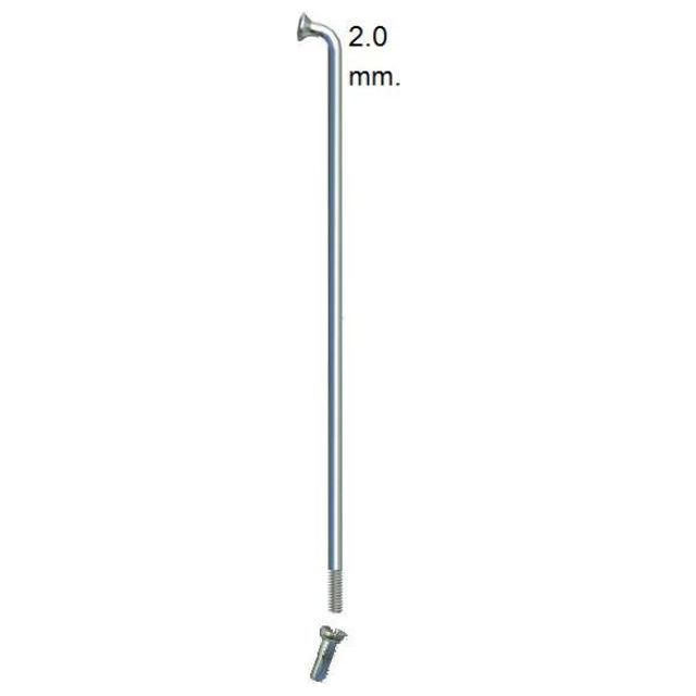 Sapim spaken 14-214 rvs met nippel