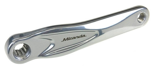 Miranda Isis Crank 3 Izquierda 170 mm de plata