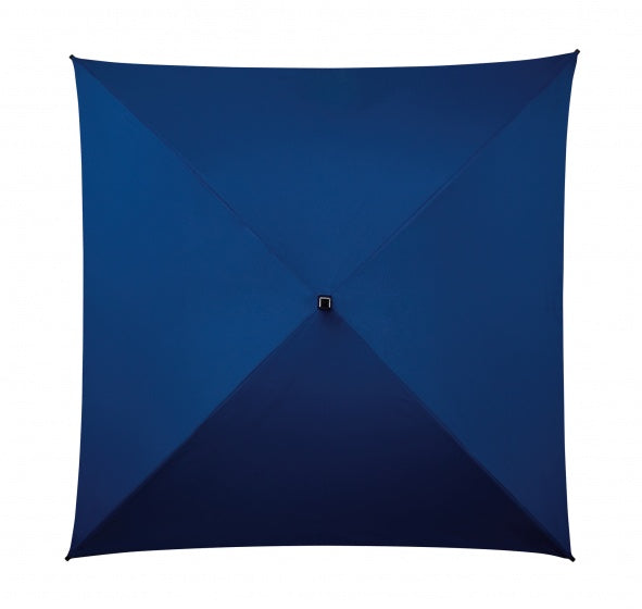 All square Paraplu vierkant 94 cm polyester donkerblauw