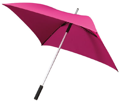 All square Paraplu vierkant 94 cm polyester roze