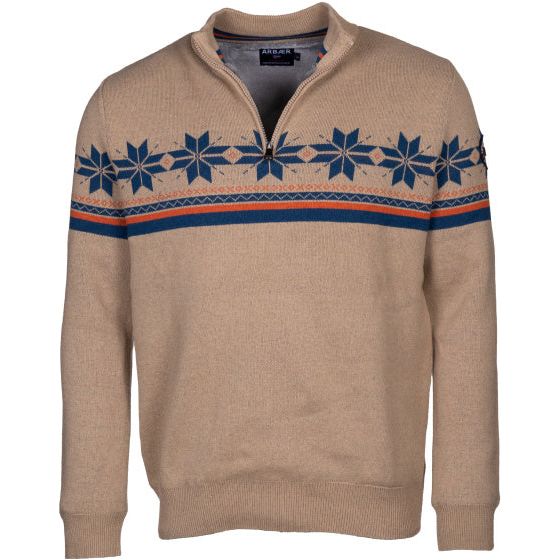 Arbær Antoine Sweater Norwegian Men Sand -Coled Tamaño L