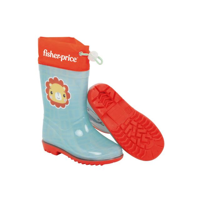 Arditex Rain Boots Fisher-Price Junior PVC Textil Light Blue Red Size 24