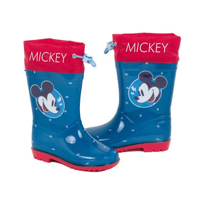 Arditex Regenlaarzen Mickey junior PVC donkerblauw rood maat 30