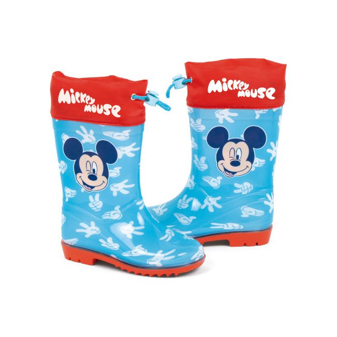 Arditex Rain Boots Mickey Today Junior PVC Textil Blue rojo Tamaño 26