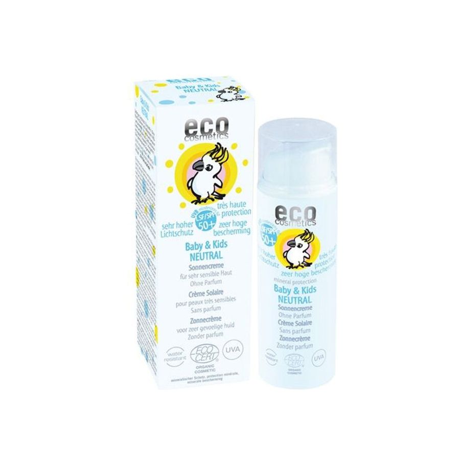 Eco Cosmetics Sunspreen para bebés y niños SPF 50 sin perfume