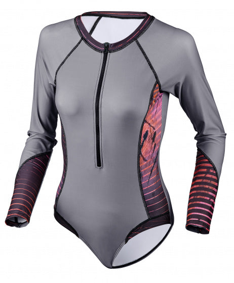 Beco Badsuit Beactive Ladies Polyamide Elastane Grey Times 34