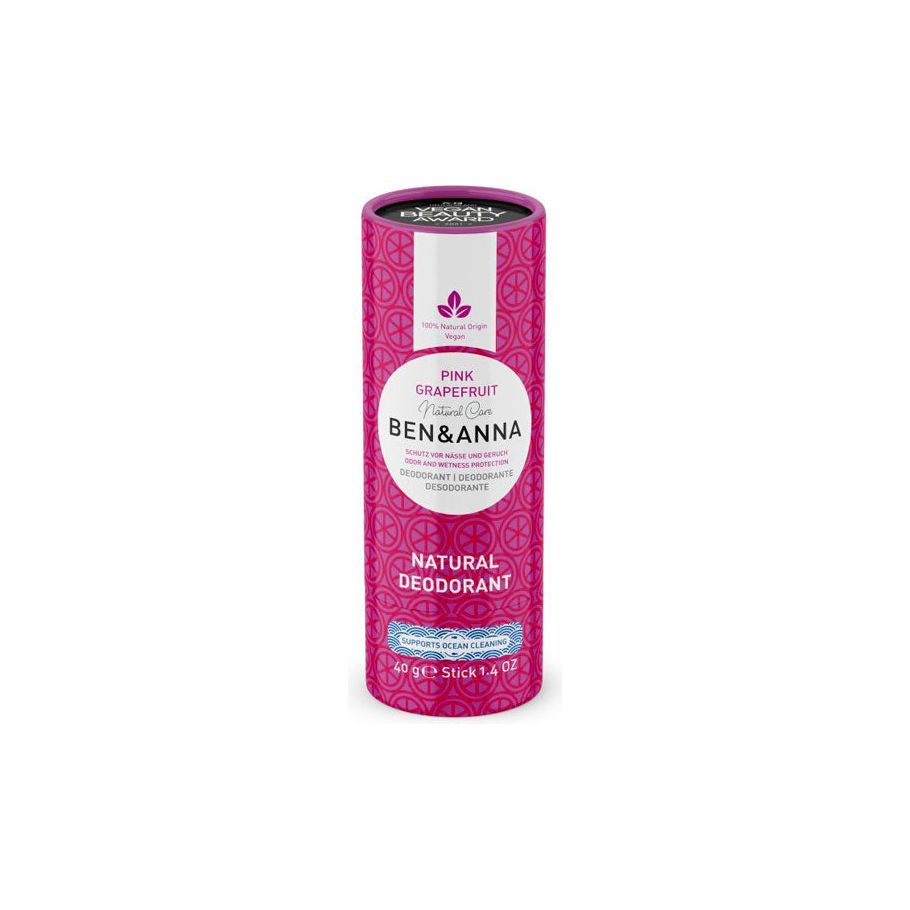 Desodorante de Ben Anna en Packtube Pink Grapefruit 40 gramos