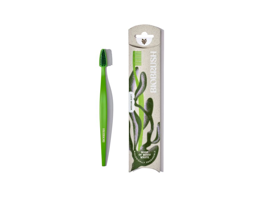 Biobrush biobrush dente spazzolino verde
