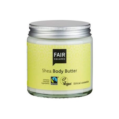 Shea di burro corporeo quadrato da 100 ml zero rifiuti