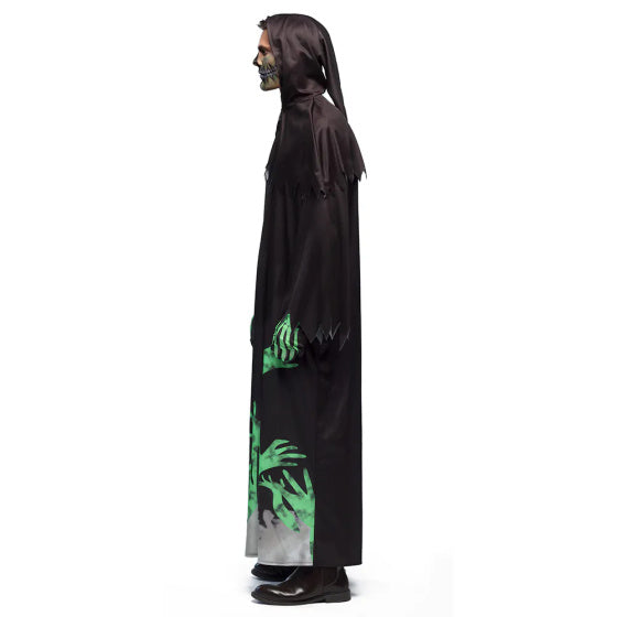 Boland Blowing Reaper Costume Men Black Green Size 54 56 (XL)