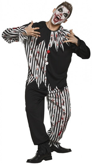 Disfraz de payaso de Boland Unisex Tamaño blanco y negro 50-52 (M)