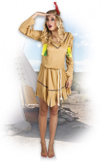 Boland Dress Up Pak Indian White Horse Ladies Tamaño marrón M