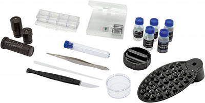 Bresser Microscoop junior 29 cm staal rood 28-delig