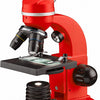 Microscopio Bresser Junior 29 cm de acero rojo 28 piezas