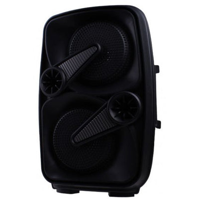 Altavoz con micrófono negro de 5 piezas
