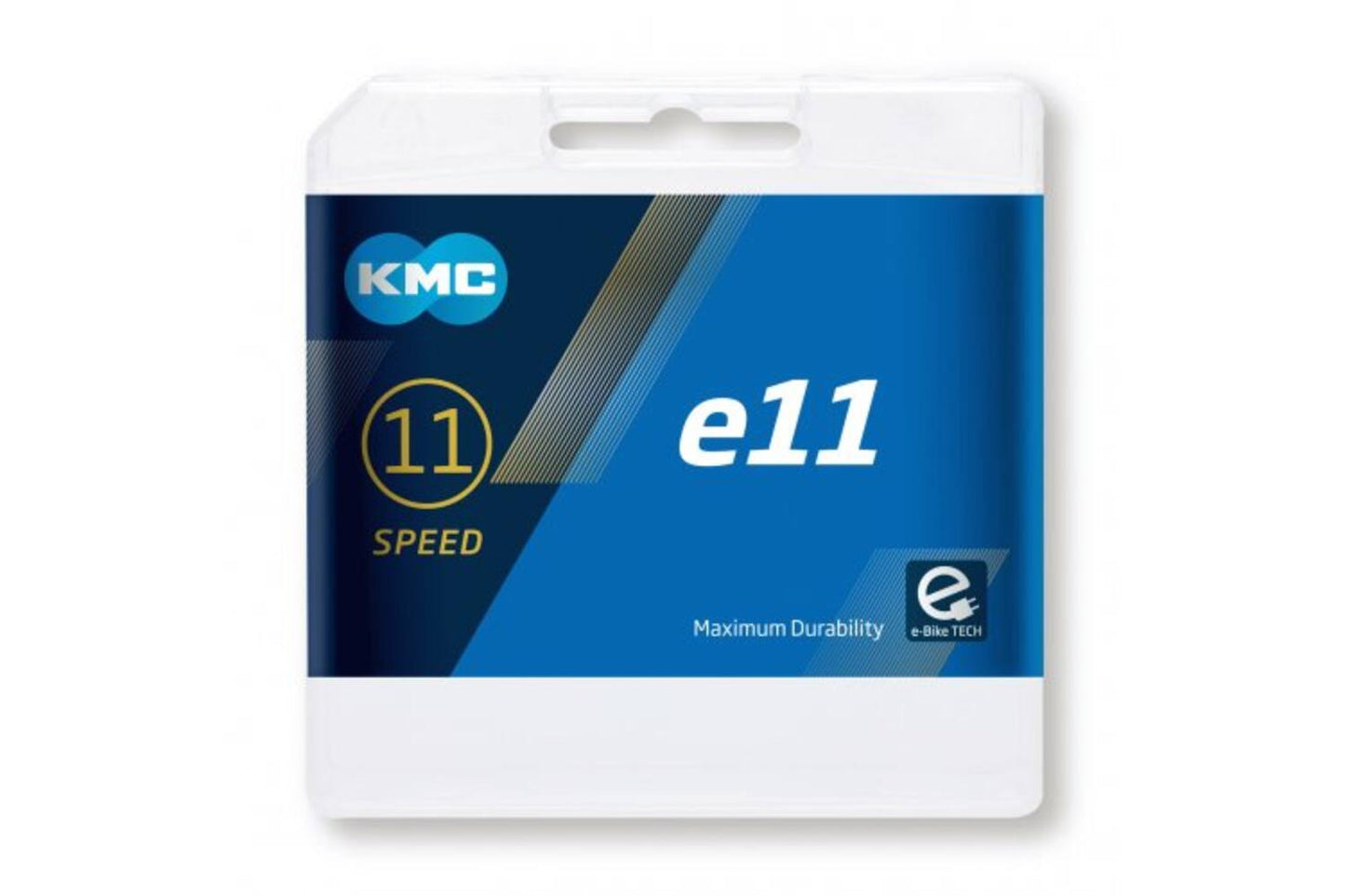 KMC E11 Hi-Performance Triple X-Durability 11-speed e-bike chain, 122 links, 5.65mm, silver