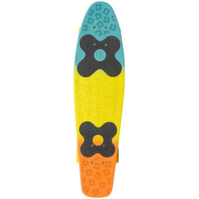 Choke - Big Jim Tricolor Skateboard 71 cm Blu Giallo Arancione