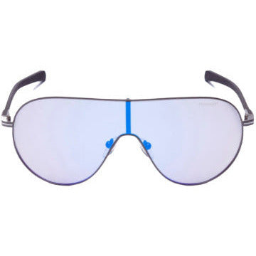 Gafas de sol unisex lente individual gato. 4 azul