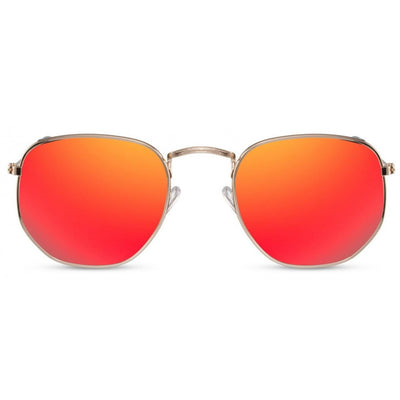 zonnebril unisex goud rood (CWI2413)