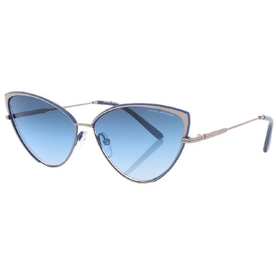 Gafas de sol DHS232 Cat-Eye Cat. 3 vidrio de acero de azul