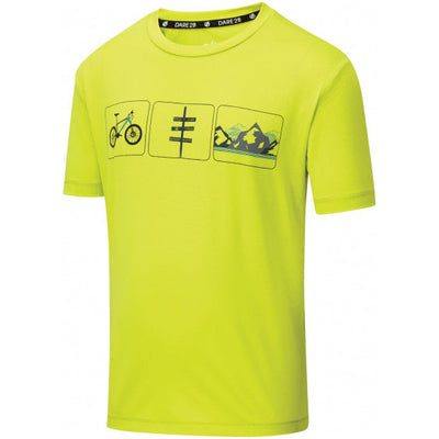 Dare 2b T-shirt Rightful junior polyester lime maat 140