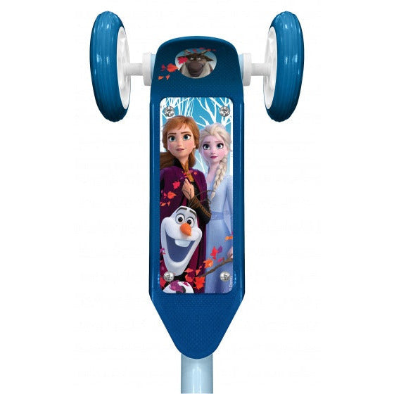 Frozen 3-wiel kinderstep voetrem meisjes blauw lichtblauw
