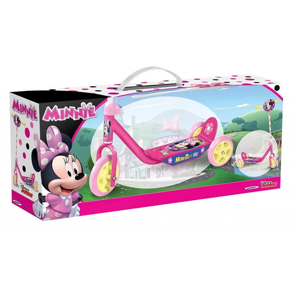 Minnie Mouse 3-wiel kinderstep voetrem meisjes roze geel