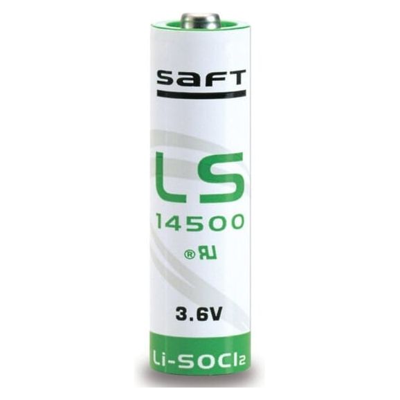 SAFT LI-SOCL2 LS14500 CFG 3.6V AA Batería 2.6AH