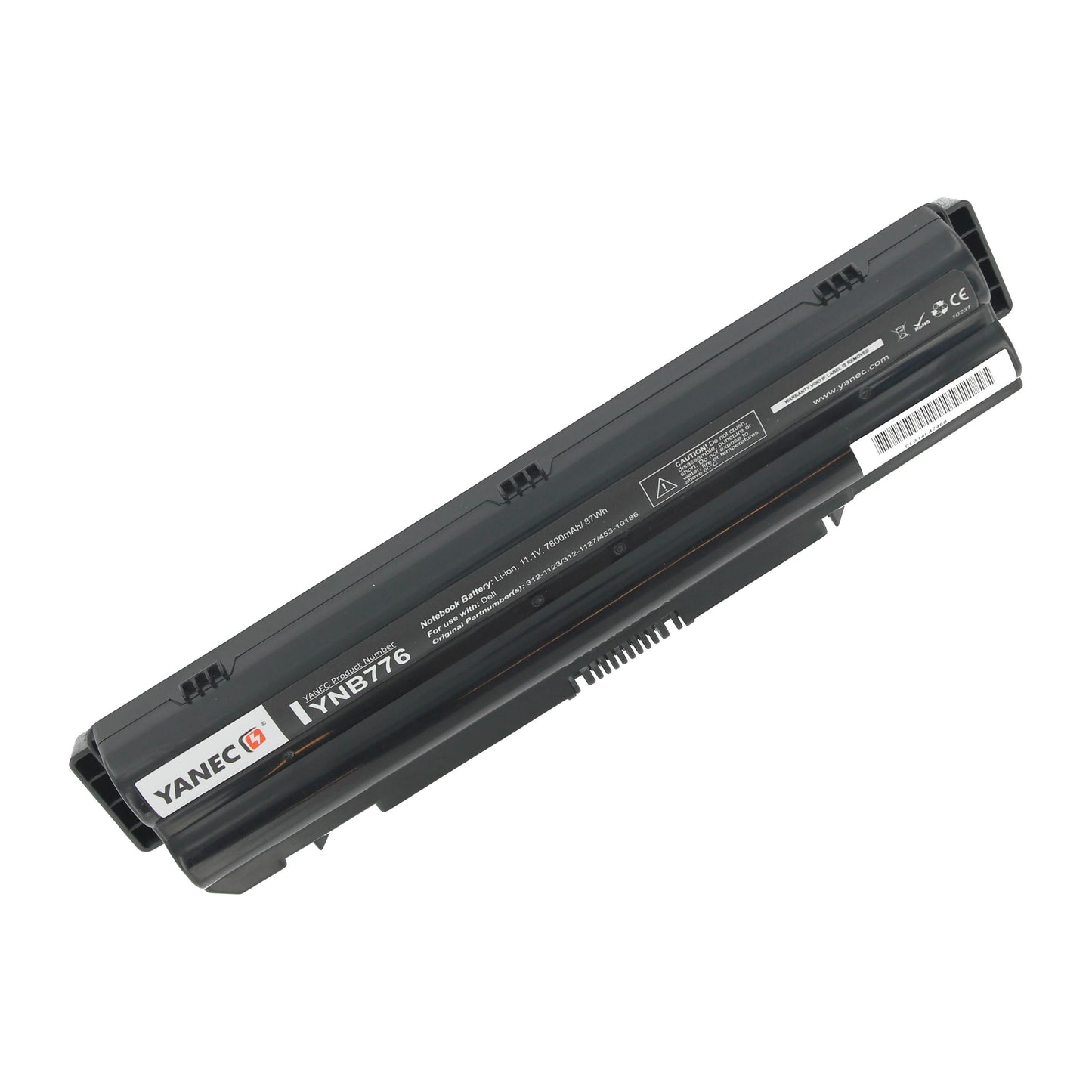 Yanec Laptop Accu Extended 10.8V 7800mAh