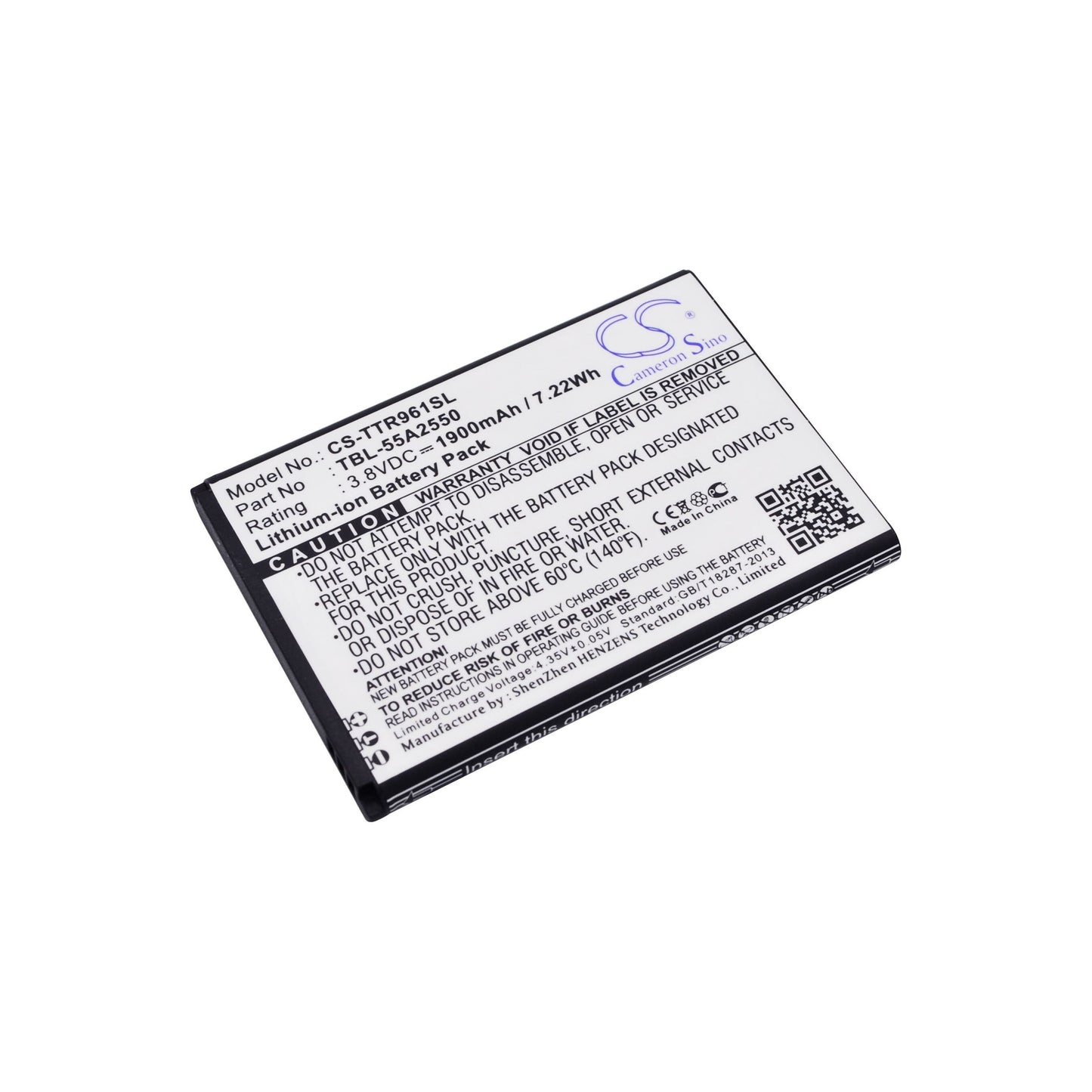 Batteria di hotspot di sostituzione 3.8V 1900Mah