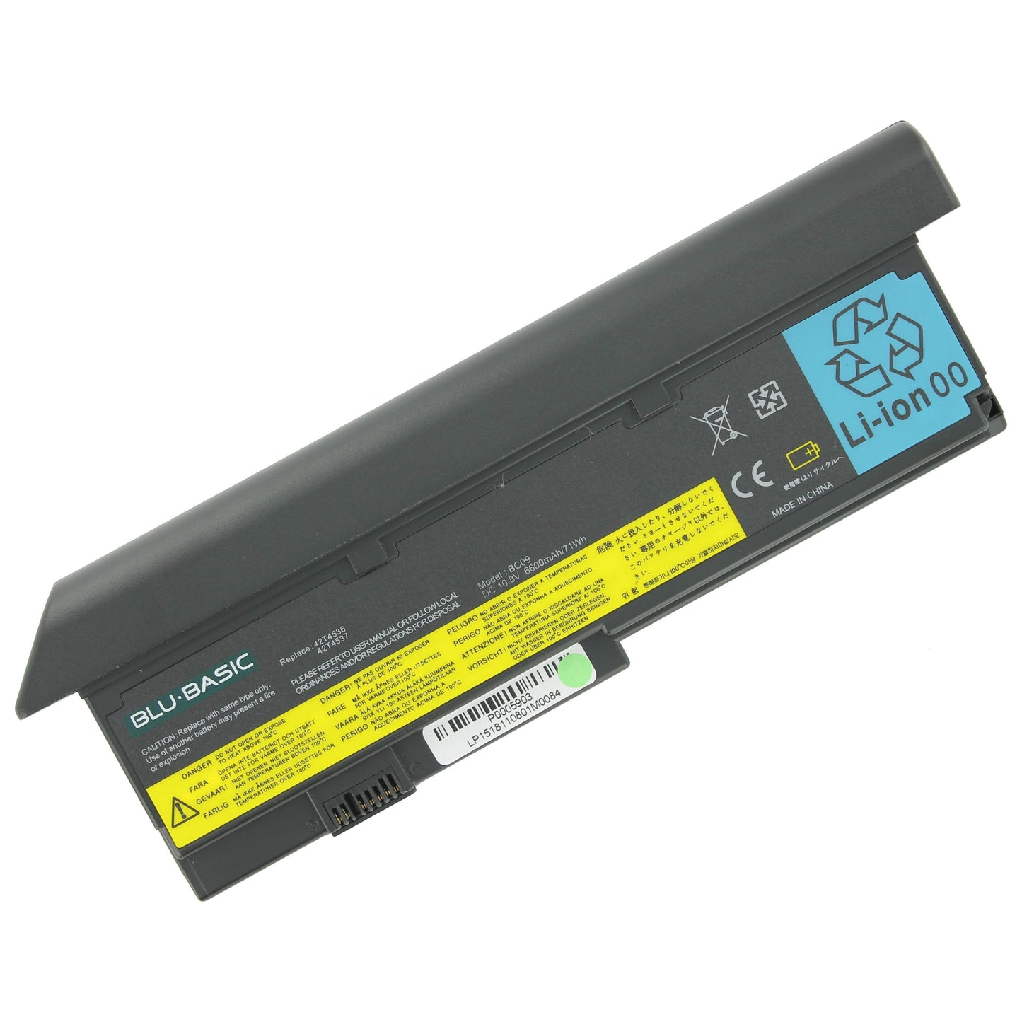 Batteria per laptop Blu-Basic Extended 6600Mah