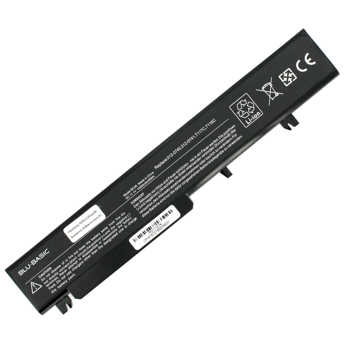 Batteria per laptop Blu-Basic 11.1V 4400Mah