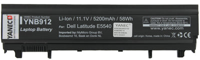 Batería de laptop yanec 5200mAh