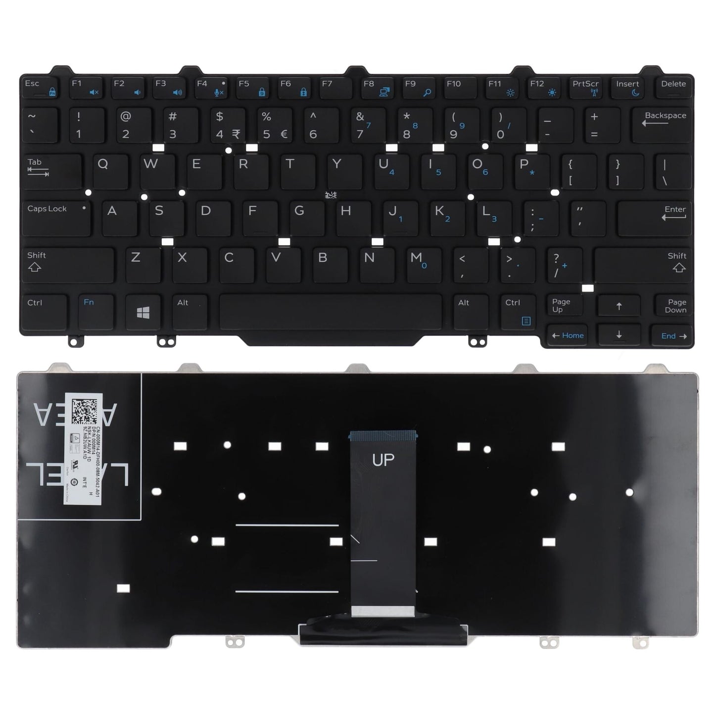 Teclado de laptop de Dell Qwerty US