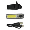 Dresco Voorlicht COB led USB-oplaadbaar 60 lumen zwart