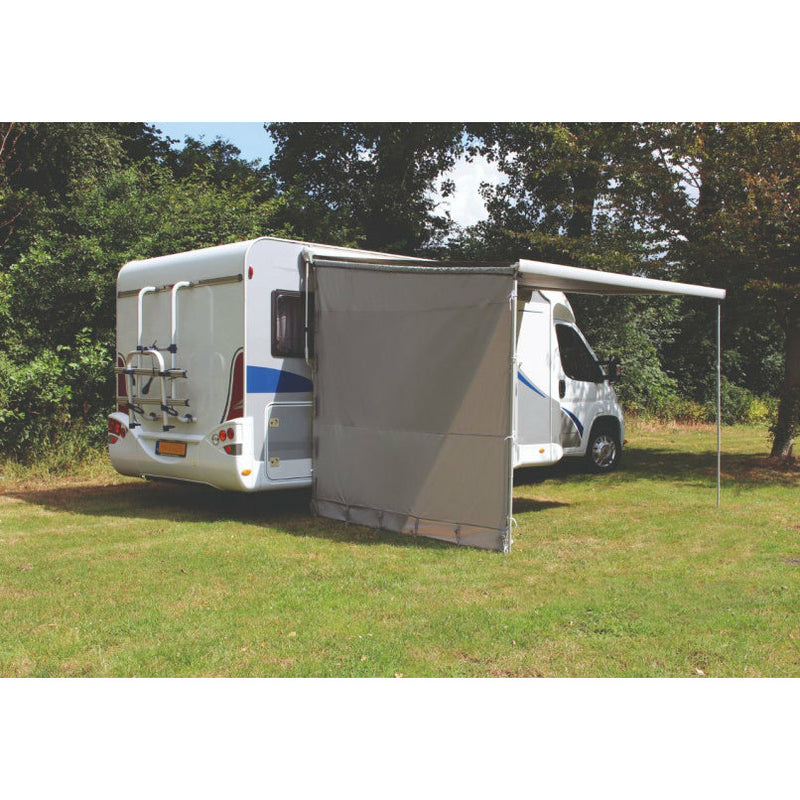 Parete laterale senza finestra camper 235 x 240 cm poliestere grigio