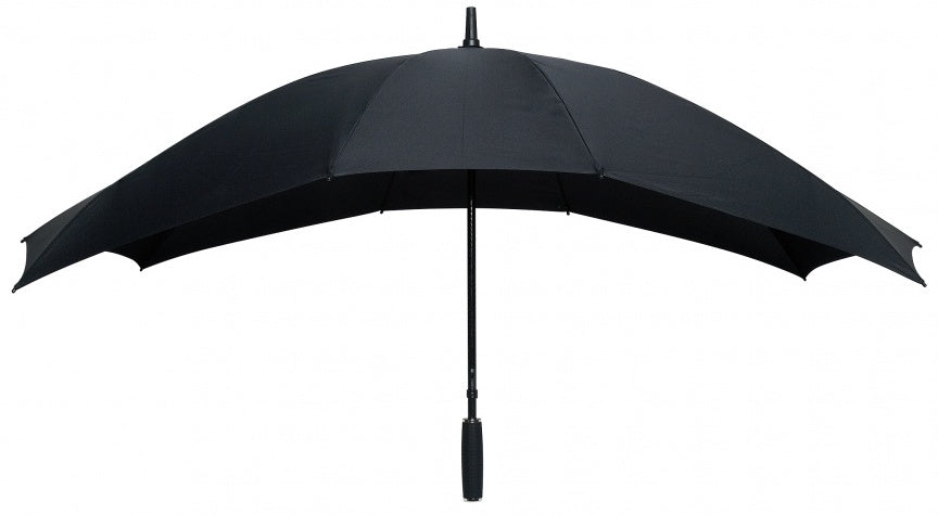 Falcone duo paraguas con abertura a mano 148 cm negro