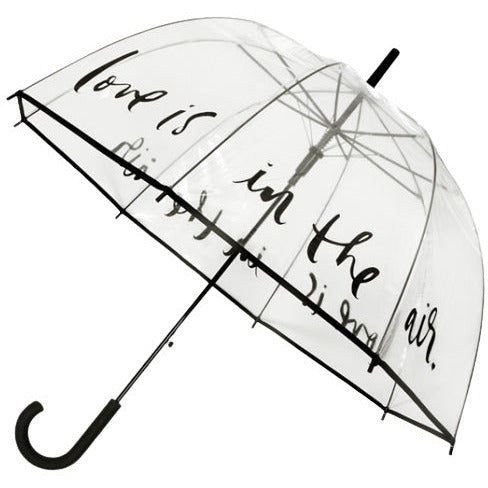 Falconetti Love is in the air koepelparaplu 85 cm transparant