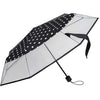 Falconetti paraguas 24 x 90 cm poliéster negro transparente