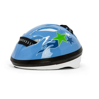 Casco de bicicleta para la muñeca azul
