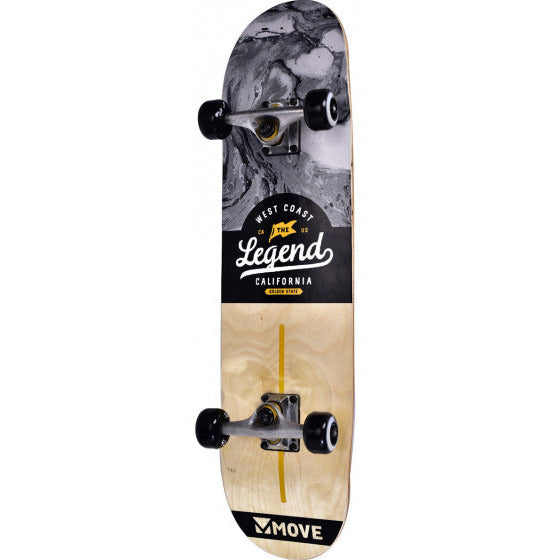 Legend Skateboard 31 pulgadas Junior Abec 7 Black Gray